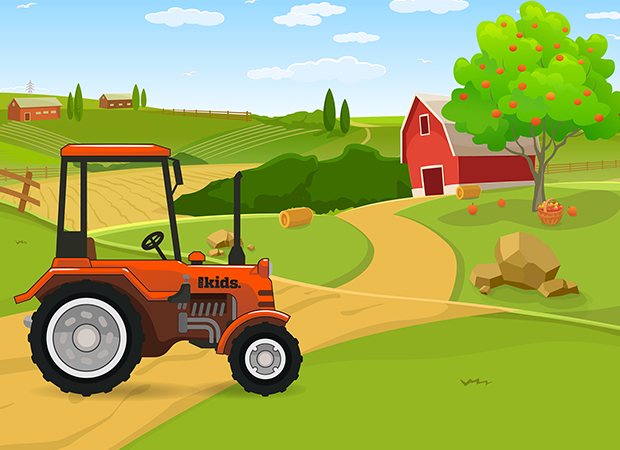 Farm Scene Background
