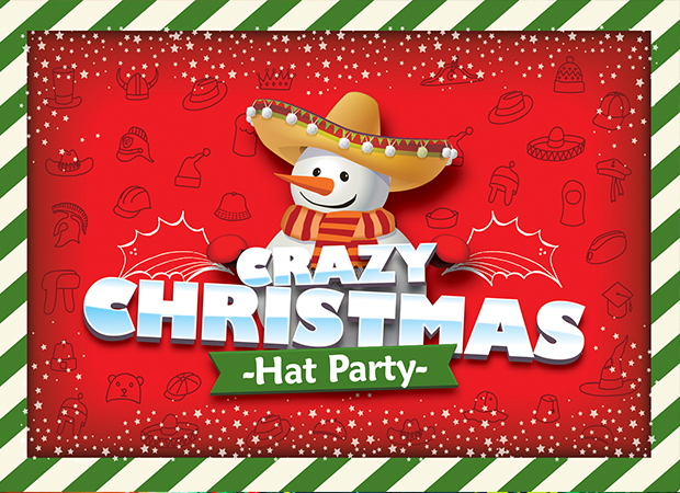 Crazy Christmas Hat Party