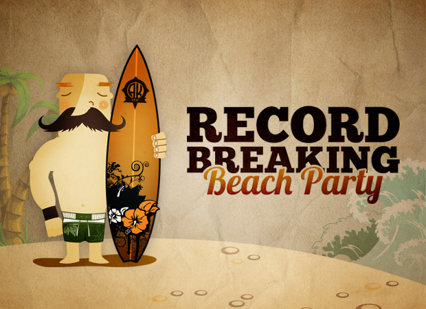 Record Breaking Beach Party